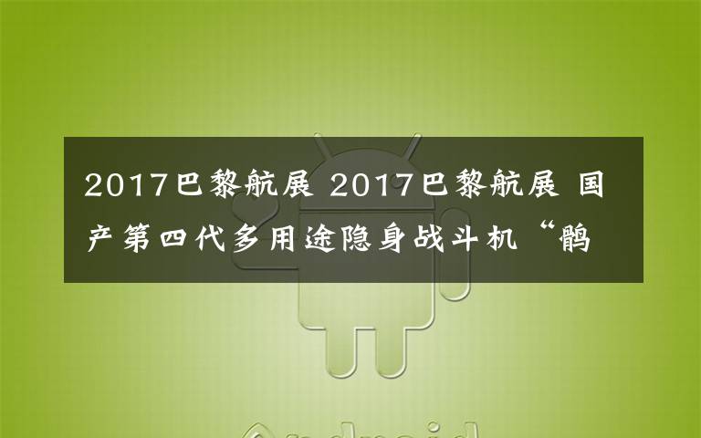 2017巴黎航展 2017巴黎航展 國產(chǎn)第四代多用途隱身戰(zhàn)斗機(jī)“鶻鷹”將亮相