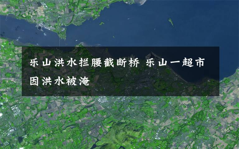 樂山洪水?dāng)r腰截斷橋 樂山一超市因洪水被淹