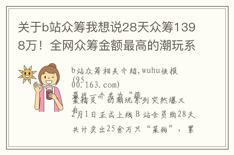 關(guān)于b站眾籌我想說(shuō)28天眾籌1398萬(wàn)！全網(wǎng)眾籌金額最高的潮玩系列誕生