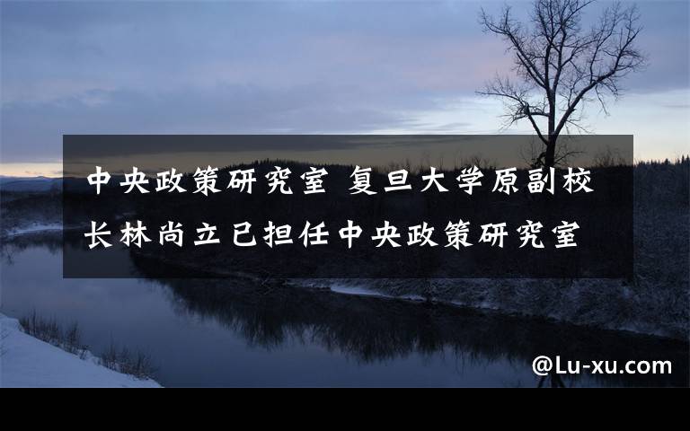 中央政策研究室 復(fù)旦大學(xué)原副校長(zhǎng)林尚立已擔(dān)任中央政策研究室秘書長(zhǎng)