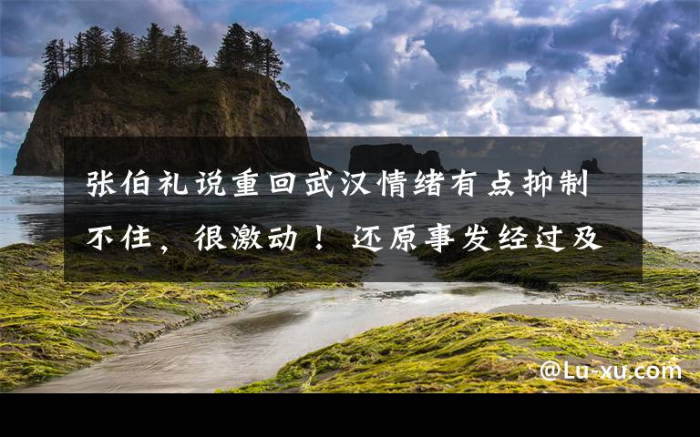 張伯禮說重回武漢情緒有點(diǎn)抑制不住，很激動(dòng)！ 還原事發(fā)經(jīng)過及背后真相！