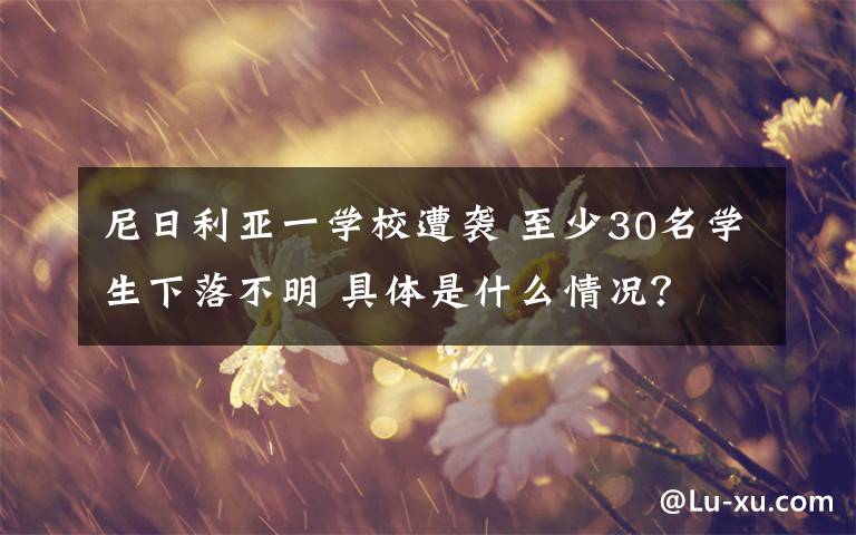 尼日利亞一學(xué)校遭襲 至少30名學(xué)生下落不明 具體是什么情況？