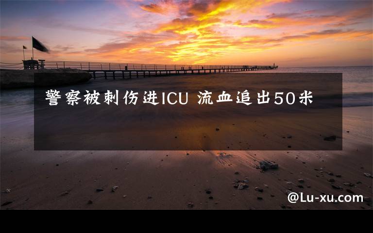 警察被刺傷進ICU 流血追出50米