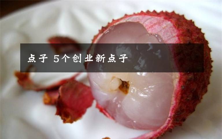 點子 5個創(chuàng)業(yè)新點子