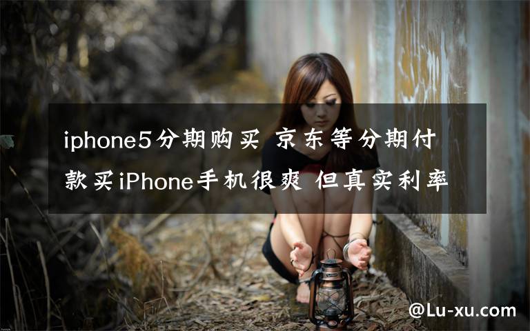 iphone5分期購買 京東等分期付款買iPhone手機很爽 但真實利率讓人傻眼