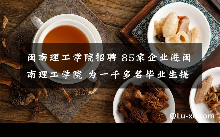 閩南理工學(xué)院招聘 85家企業(yè)進(jìn)閩南理工學(xué)院 為一千多名畢業(yè)生提供就業(yè)崗位