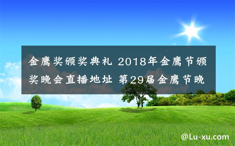 金鷹獎(jiǎng)?lì)C獎(jiǎng)典禮 2018年金鷹節(jié)頒獎(jiǎng)晚會(huì)直播地址 第29屆金鷹節(jié)晚會(huì)直播平臺(tái)及公布獎(jiǎng)項(xiàng)