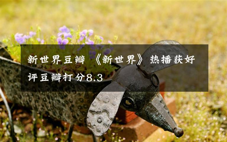 新世界豆瓣 《新世界》熱播獲好評(píng)豆瓣打分8.3