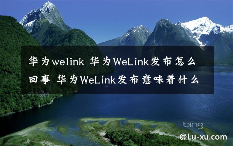 華為welink 華為WeLink發(fā)布怎么回事 華為WeLink發(fā)布意味著什么有哪些功能