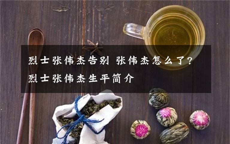 烈士張偉杰告別 張偉杰怎么了?烈士張偉杰生平簡(jiǎn)介