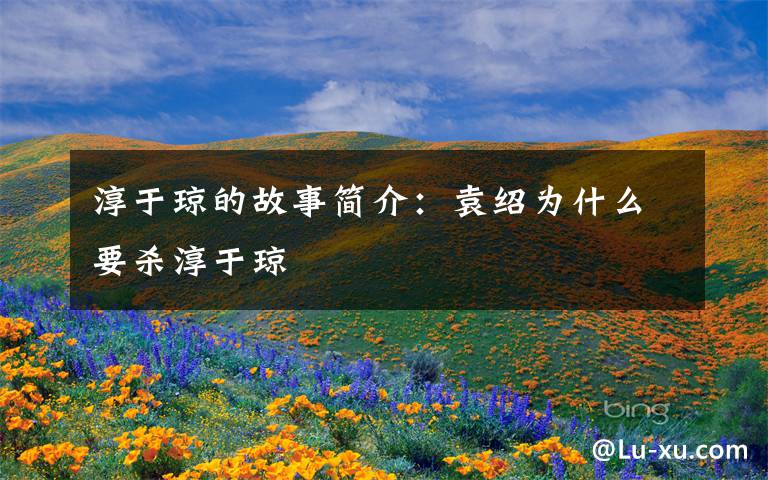 淳于瓊的故事簡(jiǎn)介：袁紹為什么要?dú)⒋居诃?></a></div> <div   id=