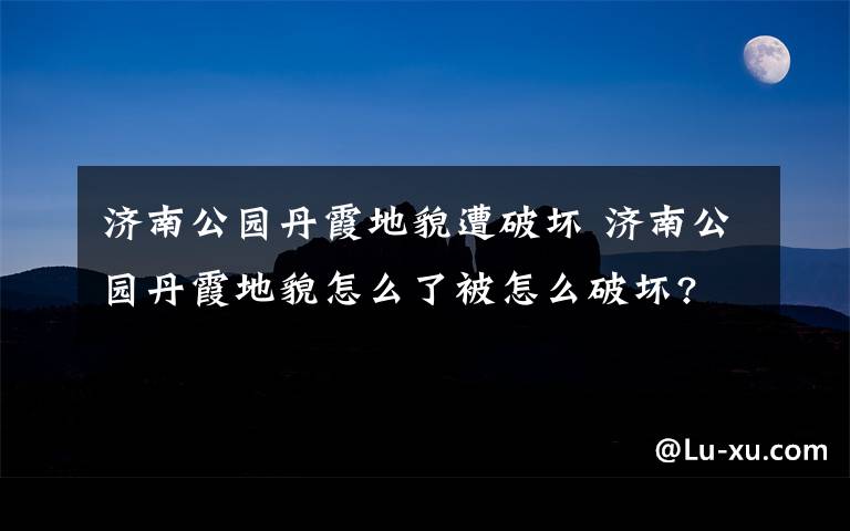 濟南公園丹霞地貌遭破壞 濟南公園丹霞地貌怎么了被怎么破壞?