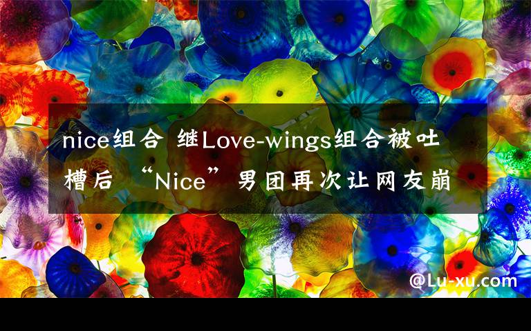 nice組合 繼Love-wings組合被吐槽后 “Nice”男團(tuán)再次讓網(wǎng)友崩潰