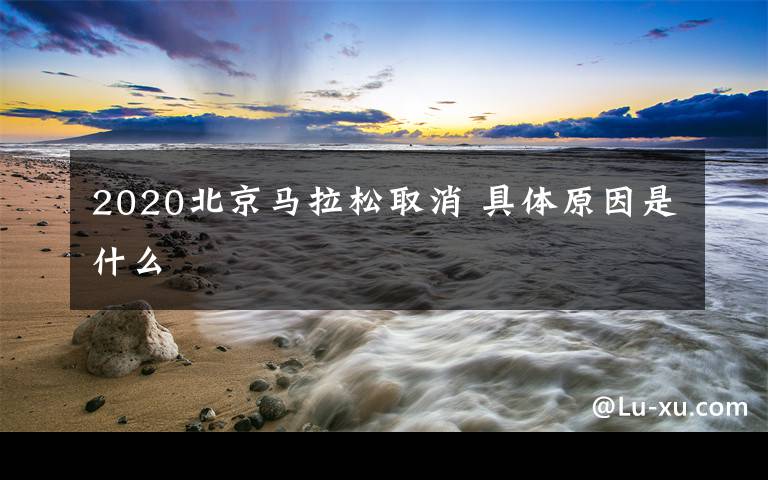 2020北京馬拉松取消 具體原因是什么