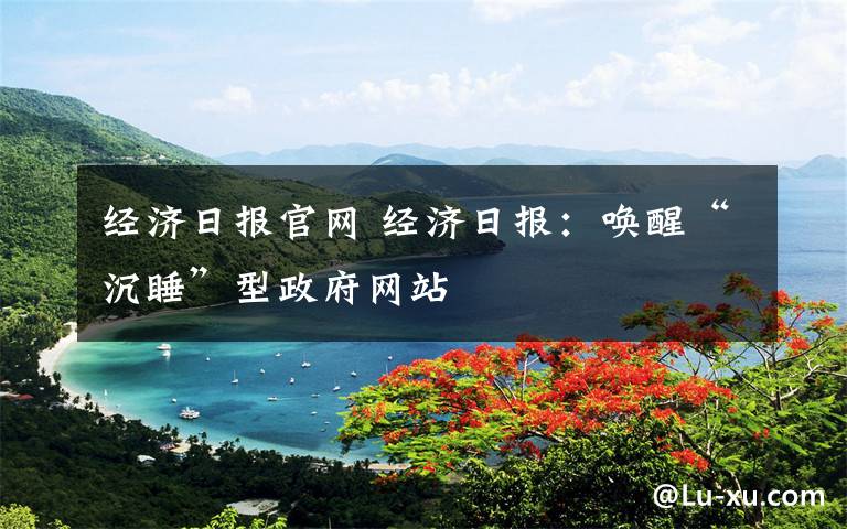 經(jīng)濟(jì)日報(bào)官網(wǎng) 經(jīng)濟(jì)日報(bào)：喚醒“沉睡”型政府網(wǎng)站