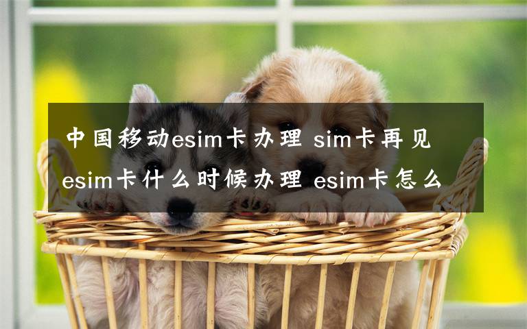 中國移動esim卡辦理 sim卡再見esim卡什么時候辦理 esim卡怎么辦理有何好處