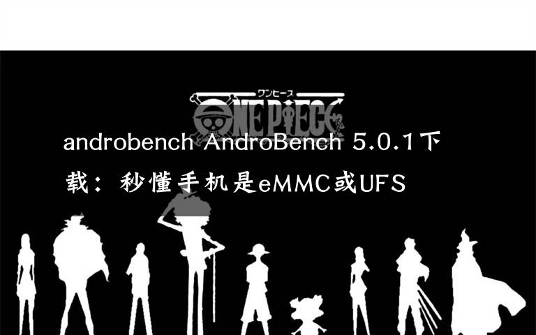 androbench AndroBench 5.0.1下載：秒懂手機(jī)是eMMC或UFS