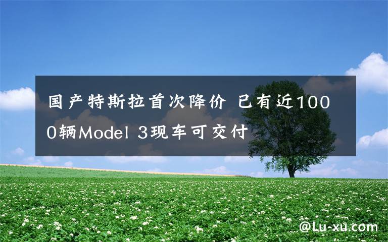 國產(chǎn)特斯拉首次降價 已有近1000輛Model 3現(xiàn)車可交付