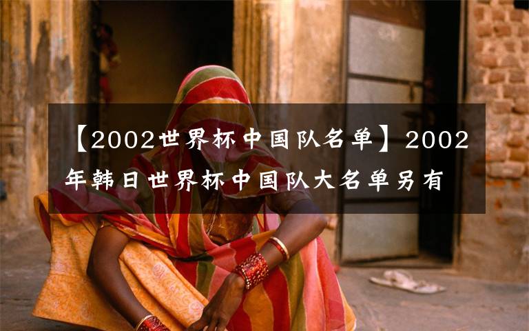 【2002世界杯中國隊名單】2002年韓日世界杯中國隊大名單另有隱情，原來我們都錯怪了米盧