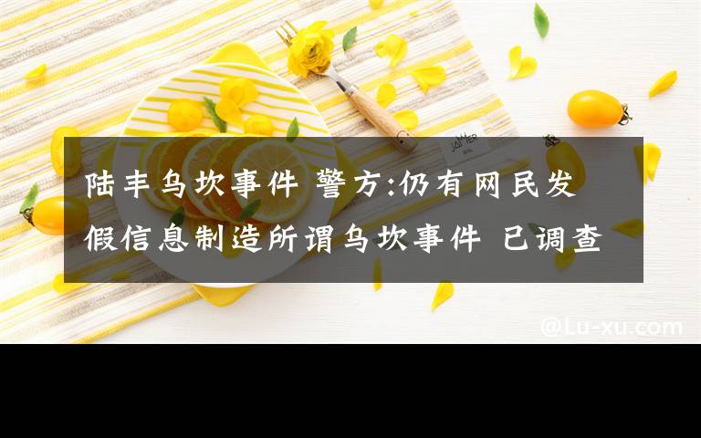 陸豐烏坎事件 警方:仍有網(wǎng)民發(fā)假信息制造所謂烏坎事件 已調(diào)查