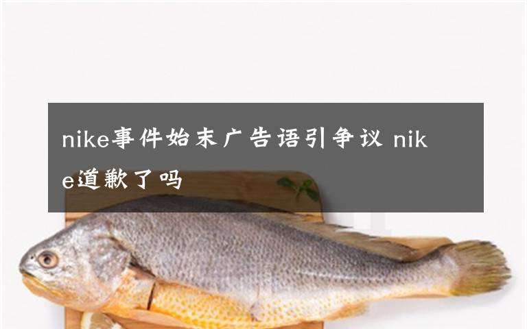 nike事件始末廣告語引爭議 nike道歉了嗎