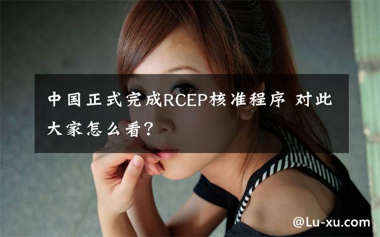 中國正式完成RCEP核準(zhǔn)程序 對此大家怎么看？