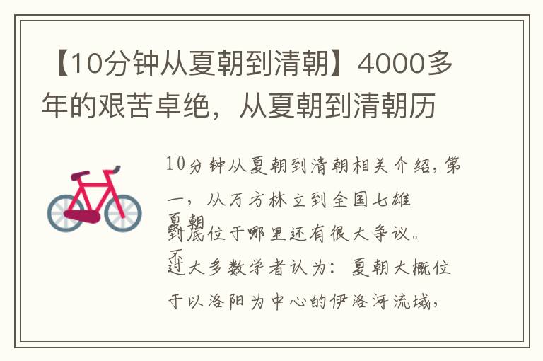 【10分鐘從夏朝到清朝】4000多年的艱苦卓絕，從夏朝到清朝歷史地圖看中國(guó)疆域！