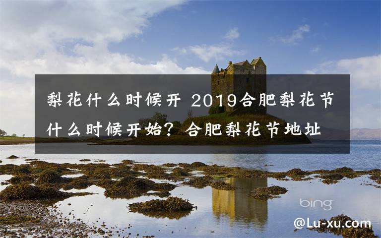 梨花什么時候開 2019合肥梨花節(jié)什么時候開始？合肥梨花節(jié)地址時間及交通路線