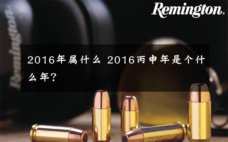 2016年屬什么 2016丙申年是個什么年？