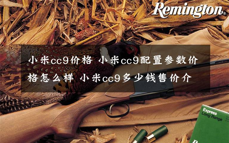 小米cc9價格 小米cc9配置參數(shù)價格怎么樣 小米cc9多少錢售價介紹