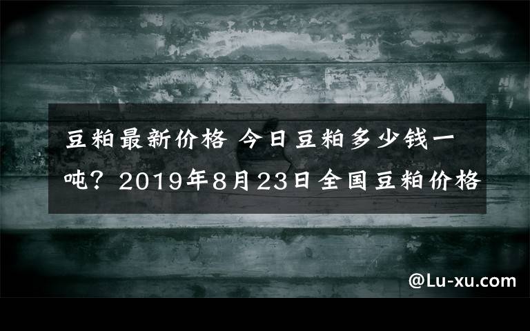 豆粕最新價格 今日豆粕多少錢一噸？2019年8月23日全國豆粕價格行情