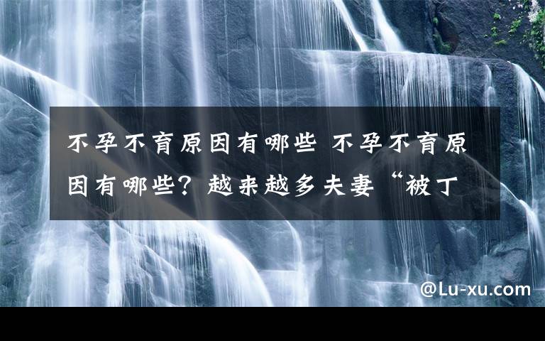 不孕不育原因有哪些 不孕不育原因有哪些？越來(lái)越多夫妻“被丁克”