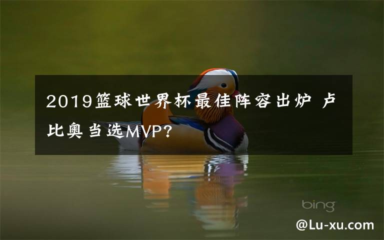 2019籃球世界杯最佳陣容出爐 盧比奧當選MVP?