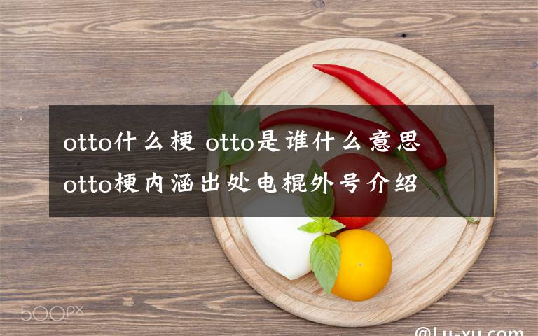 otto什么梗 otto是誰什么意思 otto梗內(nèi)涵出處電棍外號(hào)介紹