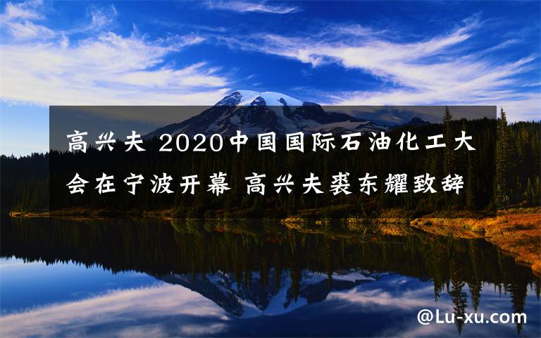 高興夫 2020中國國際石油化工大會在寧波開幕 高興夫裘東耀致辭