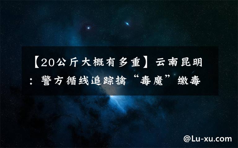 【20公斤大概有多重】云南昆明：警方循線追蹤擒“毒魔”繳毒20公斤