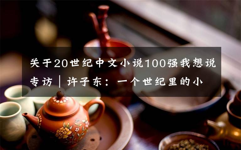 關(guān)于20世紀(jì)中文小說100強(qiáng)我想說專訪｜許子?xùn)|：一個(gè)世紀(jì)里的小說，一個(gè)世紀(jì)里的中國故事