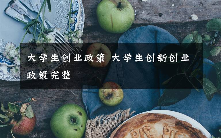 大學(xué)生創(chuàng)業(yè)政策 大學(xué)生創(chuàng)新創(chuàng)業(yè)政策完整