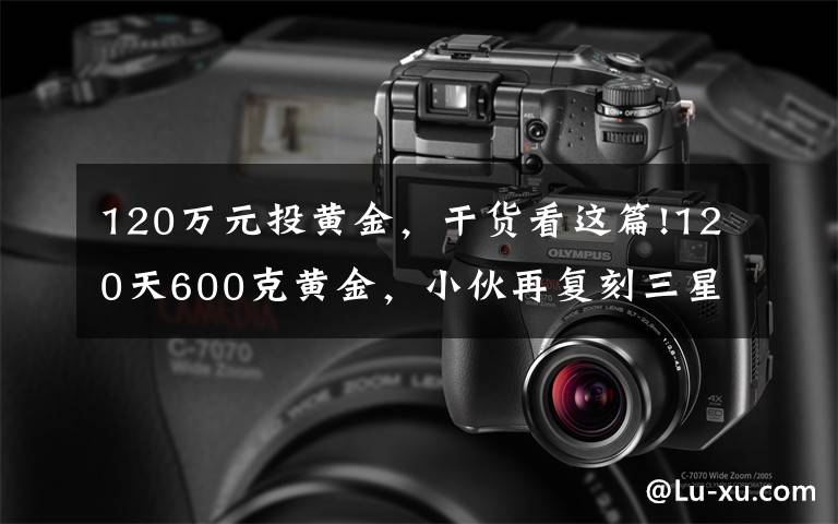 120萬元投黃金，干貨看這篇!120天600克黃金，小伙再復(fù)刻三星堆文物，網(wǎng)友：懷疑三星堆是你埋的