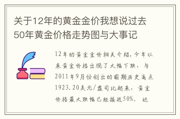 關(guān)于12年的黃金金價(jià)我想說過去50年黃金價(jià)格走勢圖與大事記