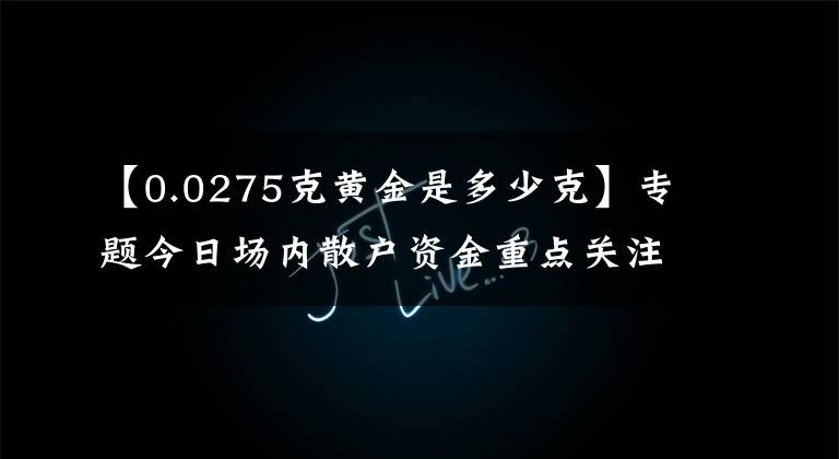 【0.0275克黃金是多少克】專(zhuān)題今日?qǐng)鰞?nèi)散戶(hù)資金重點(diǎn)關(guān)注的50只個(gè)股