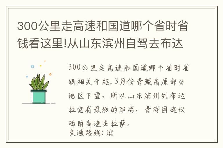 300公里走高速和國道哪個省時省錢看這里!從山東濱州自駕去布達拉宮需要多少費用？走西麗高速更省錢