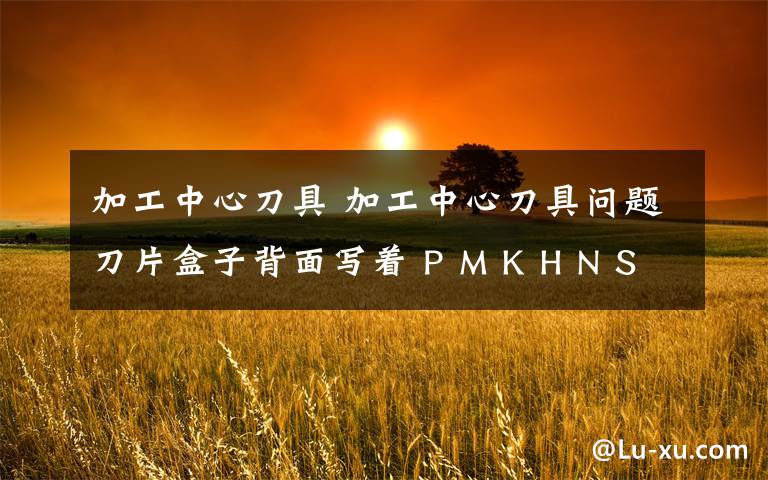 加工中心刀具 加工中心刀具問(wèn)題刀片盒子背面寫(xiě)著 P M K H N S 各是指什么材料?