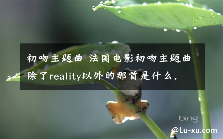 初吻主題曲 法國(guó)電影初吻主題曲除了reality以外的那首是什么,開(kāi)頭是this life...