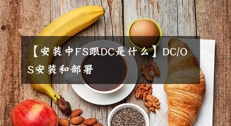 【安裝中FS跟DC是什么】DC/OS安裝和部署