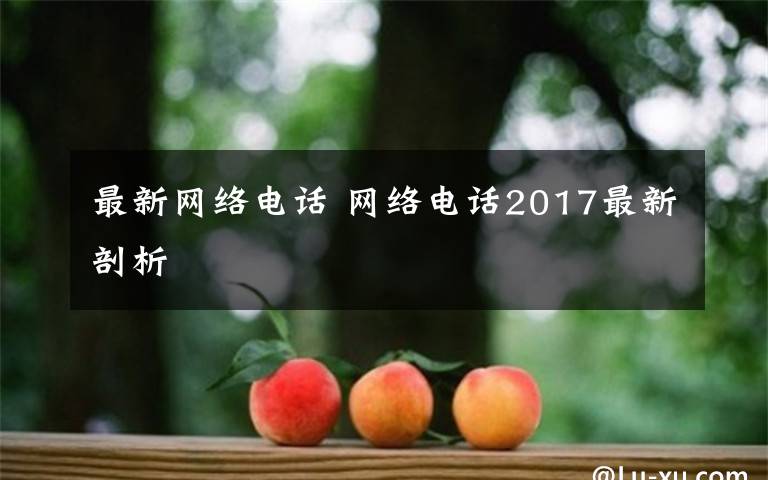 最新網(wǎng)絡(luò)電話 網(wǎng)絡(luò)電話2017最新剖析