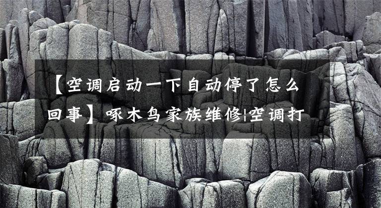 【空調(diào)啟動(dòng)一下自動(dòng)停了怎么回事】啄木鳥家族維修|空調(diào)打開后自動(dòng)停止了。怎么回事？