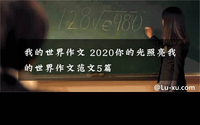 我的世界作文 2020你的光照亮我的世界作文范文5篇