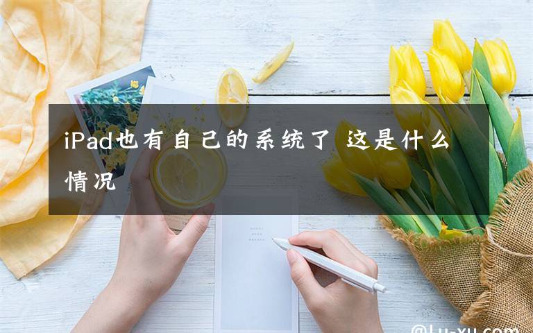 iPad也有自己的系統(tǒng)了 這是什么情況