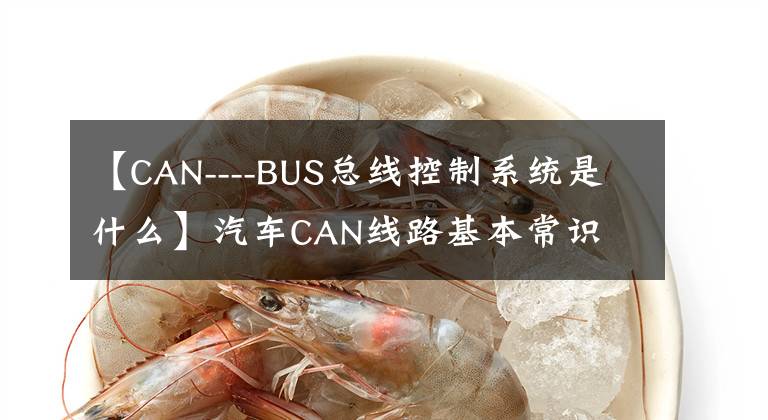 【CAN----BUS總線控制系統(tǒng)是什么】汽車CAN線路基本常識(shí)